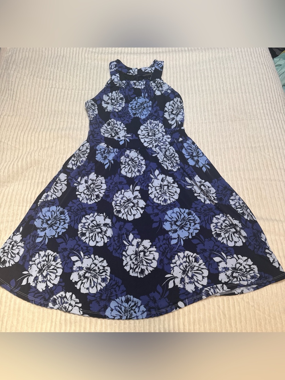 Banana Republic Black and White Floral Dress